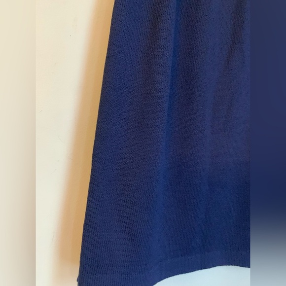 ST. JOHN basics Skirt Dark Blue size 14 - Picture 2 of 5